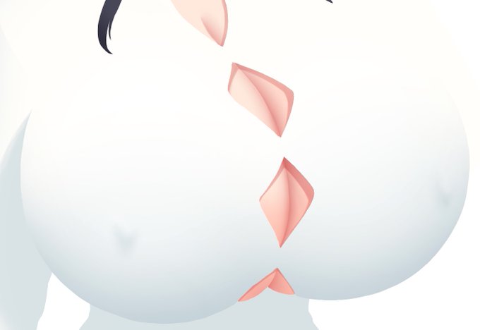 塗りだけで谷間が描けるとリアリティが増す気がす 