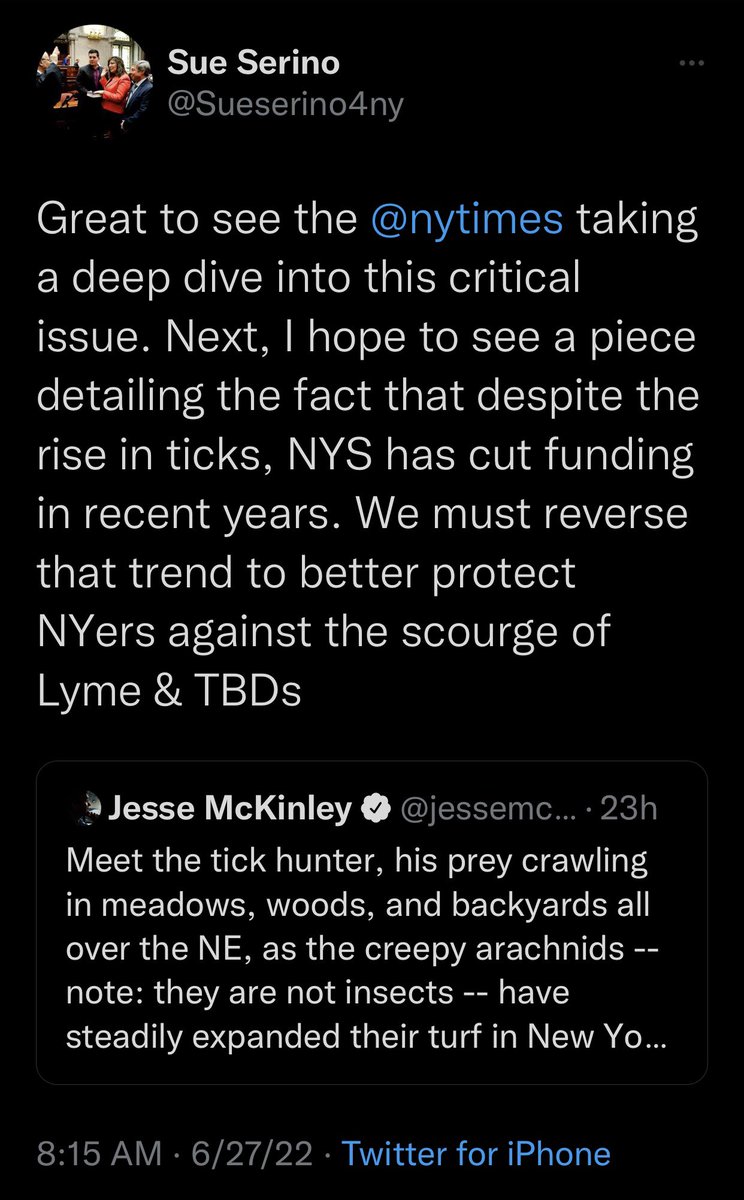 jpmarcum's tweet photo. On Friday her party stripped away her rights and those of all women and the first thing the NYS senator for my district chooses to post is this? I’m so glad that #NY46 senator @MichelleHinchey’s new district is #NY41 and that we can vote for her! #pineplains #HudsonValley #NY19 https://t.co/WK9vYAHdRn