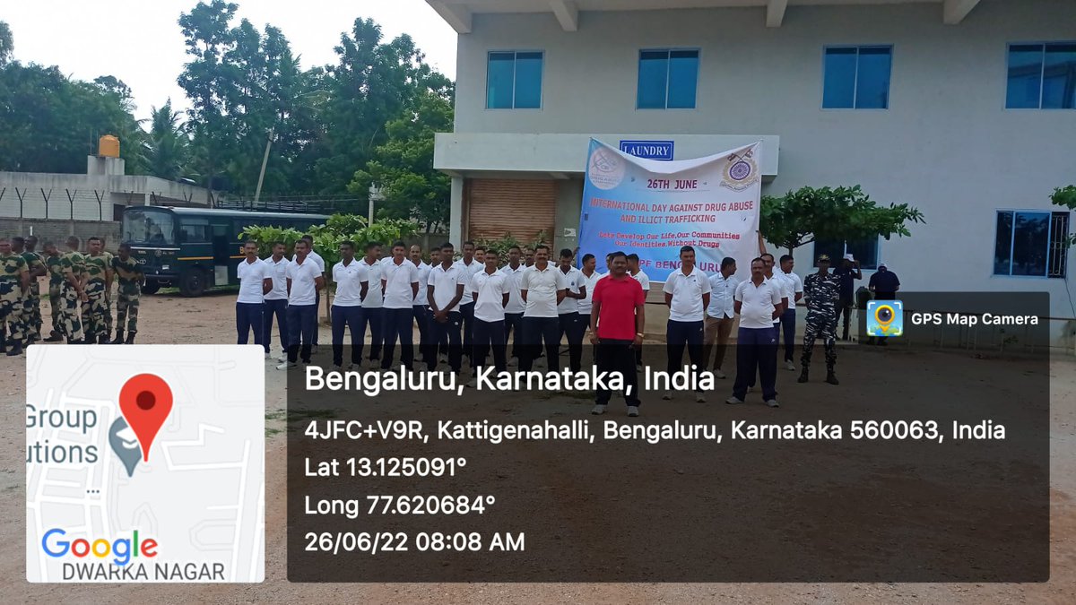 NCCBrindavan's tweet photo. On 26th June 2022 Sunday Brindavan Group of Institutions in association with NCB organized walkathon rally say yes to life no to drugs. The chief guest of this event was Smt B.S. JAYASHREE B.A Law., L.L.M. In this rally BSF jawans and CRPF along with NCC CADETS. https://t.co/2pUCkEsu6v