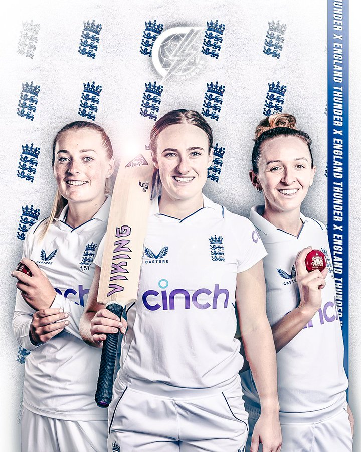 BBC Lancs Cricket (@bbclancscricket) on Twitter photo Congratulations @EmmaLamb236
Making her <a href="/englandcricket/">England Cricket</a> Test debut today.
Joined in the team by <a href="/LancsCricketWMN/">Lancashire Thunder</a> <a href="/katecross16/">Kate Cross</a> & <a href="/Sophecc19/">Sophie Ecclestone</a>
📻 Listen to the Test against South Africa on <a href="/BBCSounds/">BBC Sounds</a>
🎧Listen Live: bbc.in/3NCW6sV
#BBCCricket Congratulations @EmmaLamb236
Making her <a href="/englandcricket/">England Cricket</a> Test debut today.
Joined in the team by <a href="/LancsCricketWMN/">Lancashire Thunder</a> <a href="/katecross16/">Kate Cross</a> & <a href="/Sophecc19/">Sophie Ecclestone</a>
📻 Listen to the Test against South Africa on <a href="/BBCSounds/">BBC Sounds</a>
🎧Listen Live: bbc.in/3NCW6sV
#BBCCricket