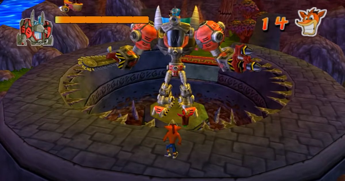 RaymondTracing's tweet image. Remembering the first boss fight on Crash Twinsanity and thinking WTF
#CrashBandicoot  #CrashTwinsanity