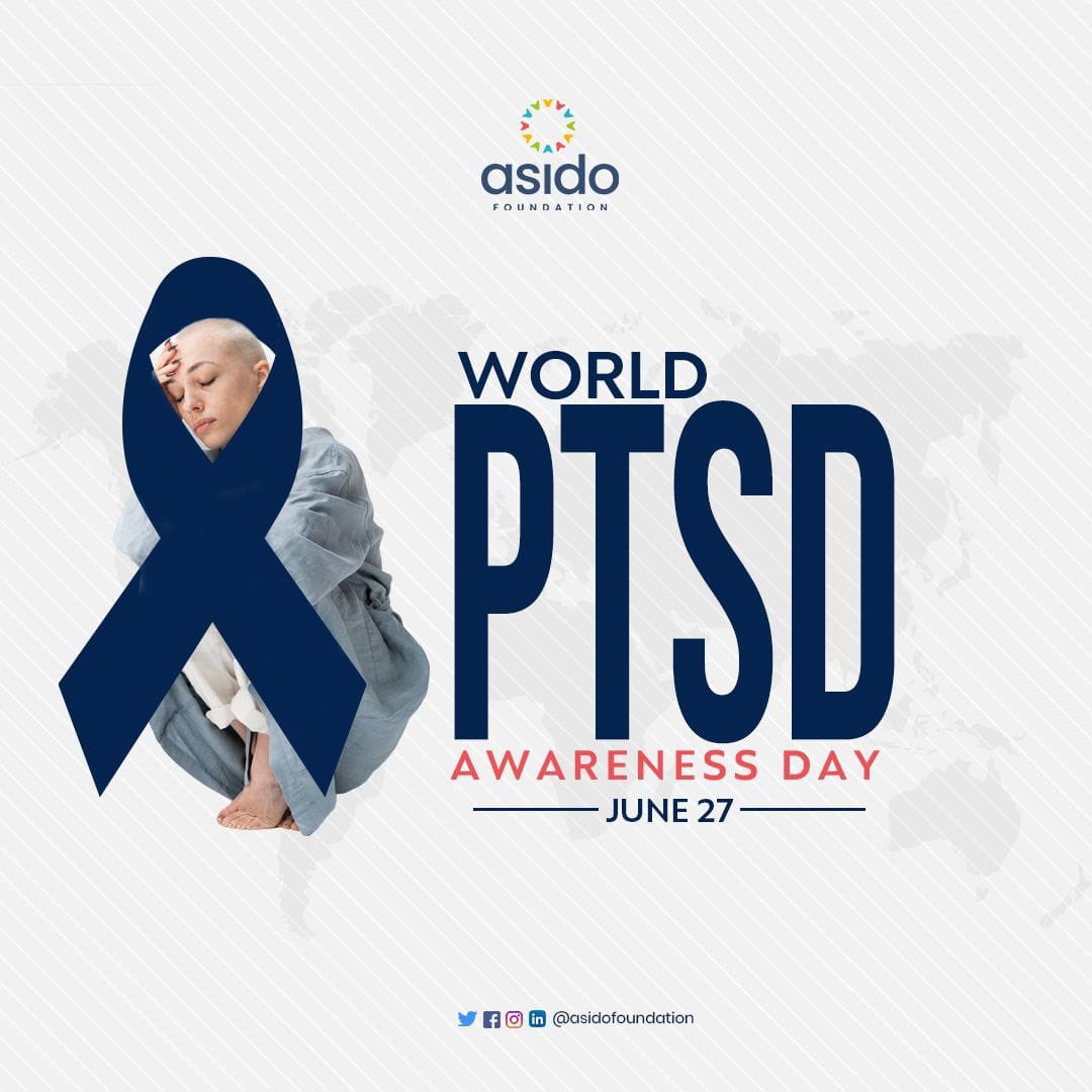 asidofoundation's tweet photo. 🎯 Post-Traumatic Stress Disorder (PTSD) is an emotional disorder which can persist for years and decades after severe trauma.

🎯 Affected persons need empathy and support and can be helped with therapy and medications.

#PTSDAwareness https://t.co/8A3FErYLw8