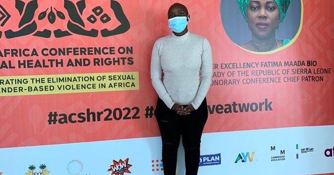 Our Co-Founder and #ShutItAllDown Activist is in Sierra Leone this week for the 10th Africa Conference on Sexual Health & Rights. Ndiilokelwa Nthengwe will be a keynote speaker addressing over 800 delegates represented from all corners of the world. #ACSHR2022 #collectiveatwork