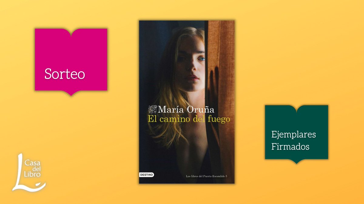 📚 SORTEO 📚

Sorteamos cinco ejemplares del libro #ElCaminodelFuego 👉 bddy.me/3xTPz7i ¡¡¡firmados por <a href="/maria_oruna/">María Oruña</a>!!!✍️ ¿Quieres uno? ¡Participa!

1️⃣ Síguenos
2️⃣ RT

BBLL: bddy.me/3u42hiK
<a href="/Planetadelibros/">PlanetadeLibros</a> <a href="/EdDestino/">Ediciones Destino</a>