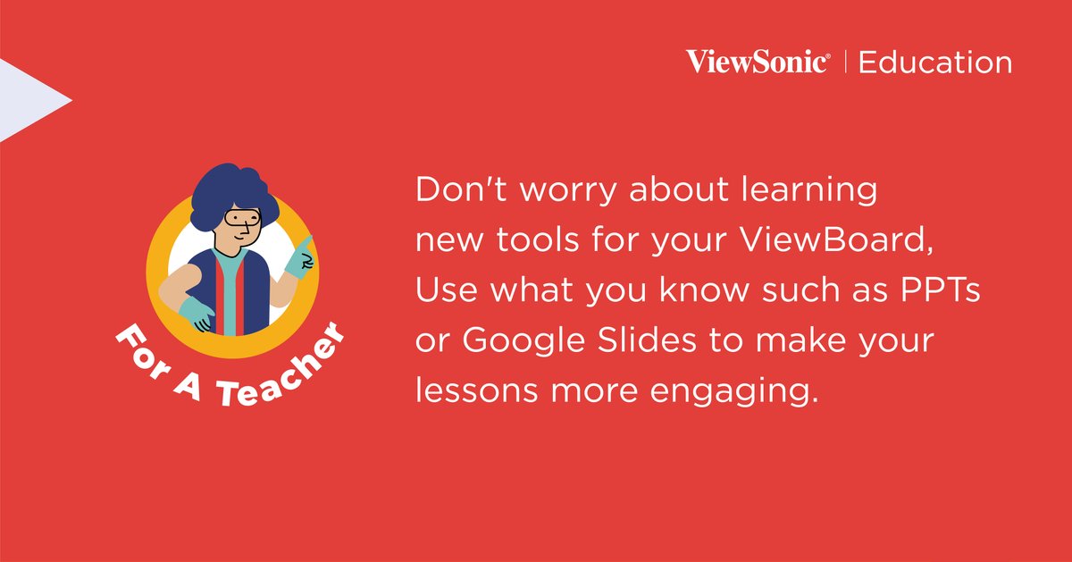 ViewSonicEDU's tweet image. 🆚 With features like a multitouch screen and an integrated soundbar, you can make today&apos;s lessons engaging with the ViewBoard 52 Series.

Learn more about our ViewBoard Series 👉 vsonic.global/3My8kmB  

#ViewSonicEDU #ViewBoard52 #DigitalWhiteboard