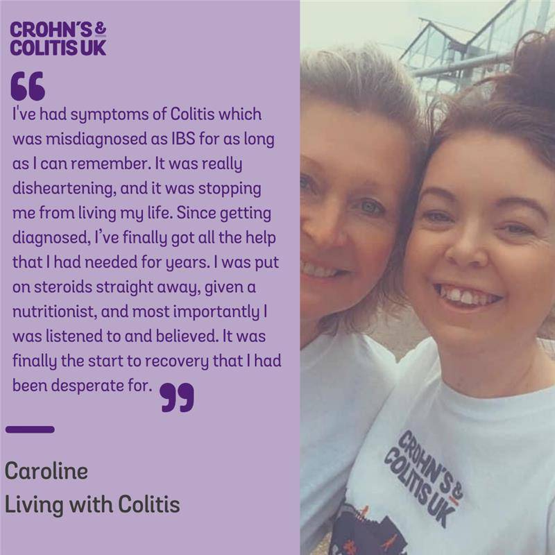 CrohnsColitisUK's tweet photo. Many people, like Caroline, are waiting too long to be diagnosed with Crohn’s or Colitis, but together we can change that. If you were diagnosed in the last three years, we’d love to hear from you in our short 6 minute survey.
https://t.co/Iay7b8ebuJ https://t.co/F3miJzOW1b