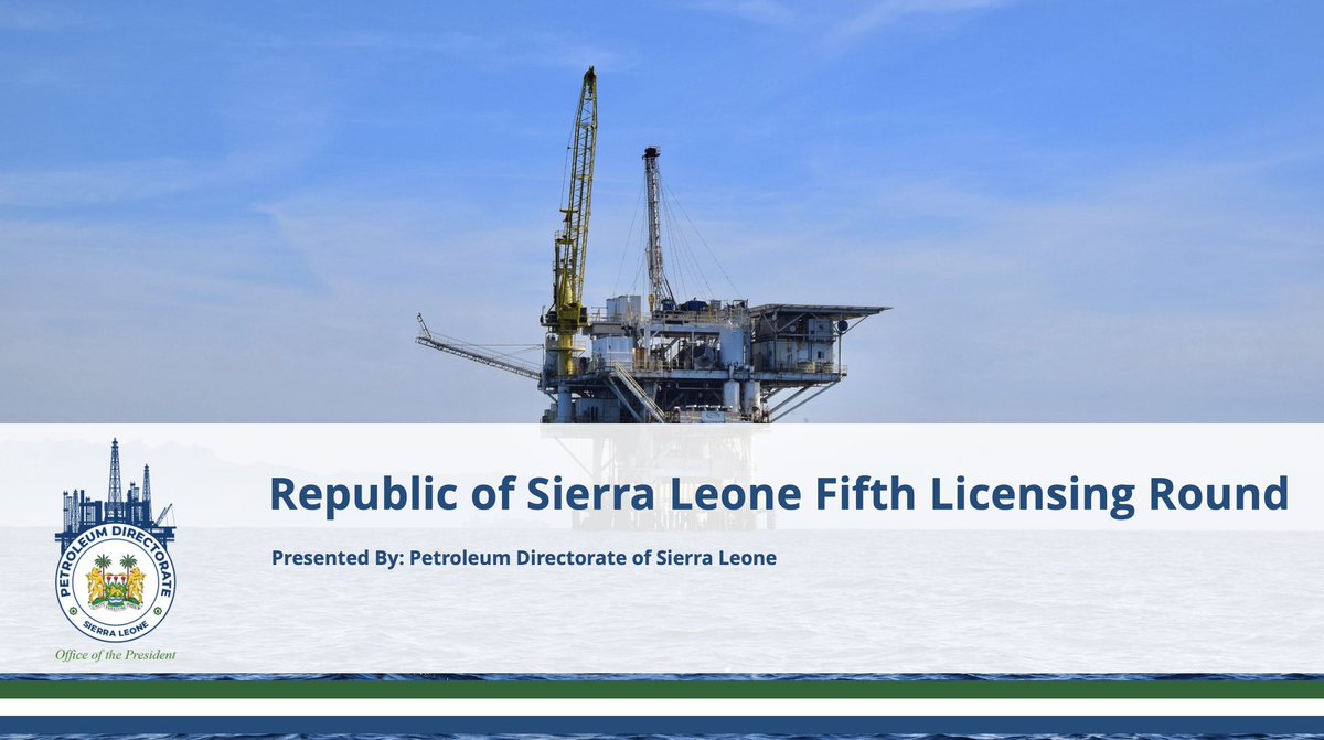 Africa_EP's tweet photo. Invitation: Sierra Leone 5th Offshore License Round Webinar - https://t.co/7ODyWtSIWI https://t.co/3G8sY7uhZY