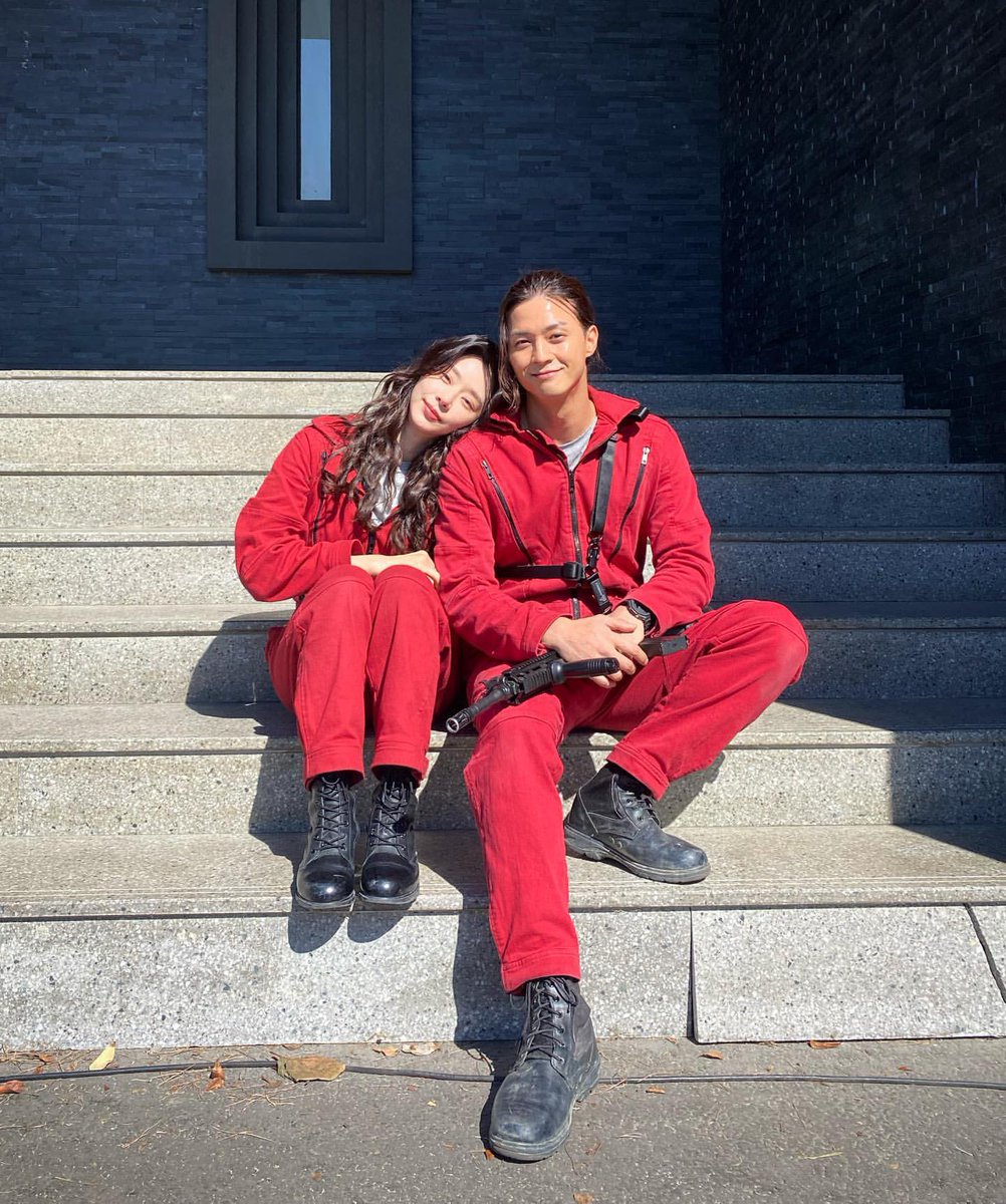 Denver and Misun of #MoneyHeistKorea damn 🔥