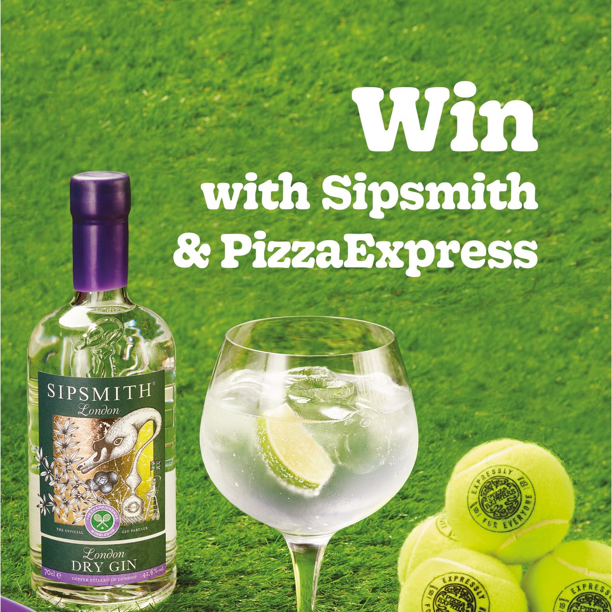 Fancy winning a £50 PizzaExpress gift card, a bottle of Sipsmith Gin and a distillery tour?🍹

To enter:
🎾 Tag a friend
🎾 Follow @pizzaexpress &amp; <a href="/sipsmith/">Sipsmith Gin</a>
🎾Retweet for an extra entry

*Over 18’s only, terms apply. Comp ends 03/07. Winner will be contacted via DM on 04/07.