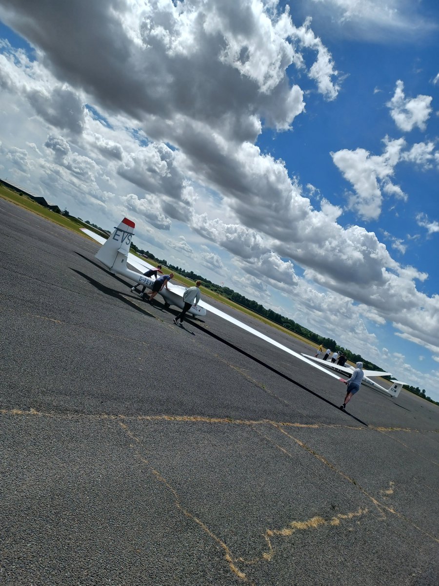 <a href="/CCN_AviationEng/">Stuart Mackay</a> <a href="/CcnEngineering/">CCN Engineering</a>  <a href="/CCN/">ccn</a> Level 2 aviation engineering students having their cockpit briefing from instructor, Mike Hoy just before committing aviation for the first time <a href="/NorfolkGliding/">Norfolk Gliding Club</a> in the club Puchasz sailplane at the wonderful facility at Tibenham Airfield.