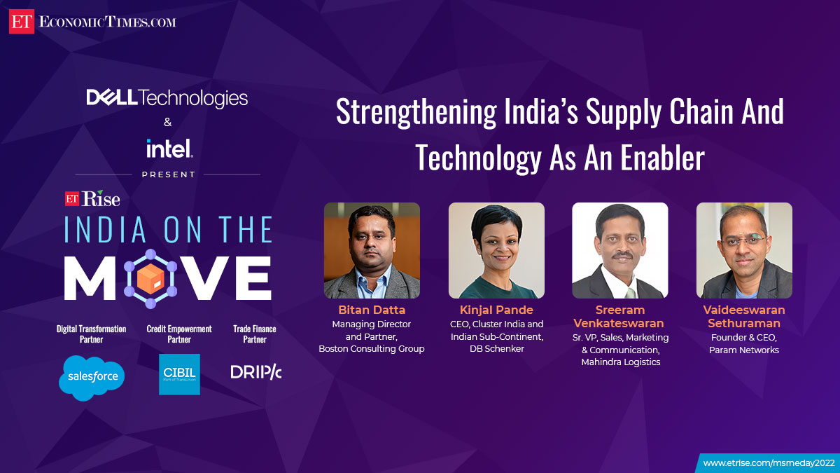 ET RISE (@et_rise) on Twitter photo Find out what #experts have to say about strengthening India's #SupplyChain. #MSMEDay <a href="/IntelIndia/">Intel India</a> <a href="/salesforce/">Salesforce</a> <a href="/intel/">Intel</a> <a href="/DripCapital_Inc/">Drip Capital</a> <a href="/CIBIL_Official/">TransUnion CIBIL</a> Click to watch: bit.ly/3Oo6pC1 Find out what #experts have to say about strengthening India's #SupplyChain. #MSMEDay <a href="/IntelIndia/">Intel India</a> <a href="/salesforce/">Salesforce</a> <a href="/intel/">Intel</a> <a href="/DripCapital_Inc/">Drip Capital</a> <a href="/CIBIL_Official/">TransUnion CIBIL</a> Click to watch: bit.ly/3Oo6pC1