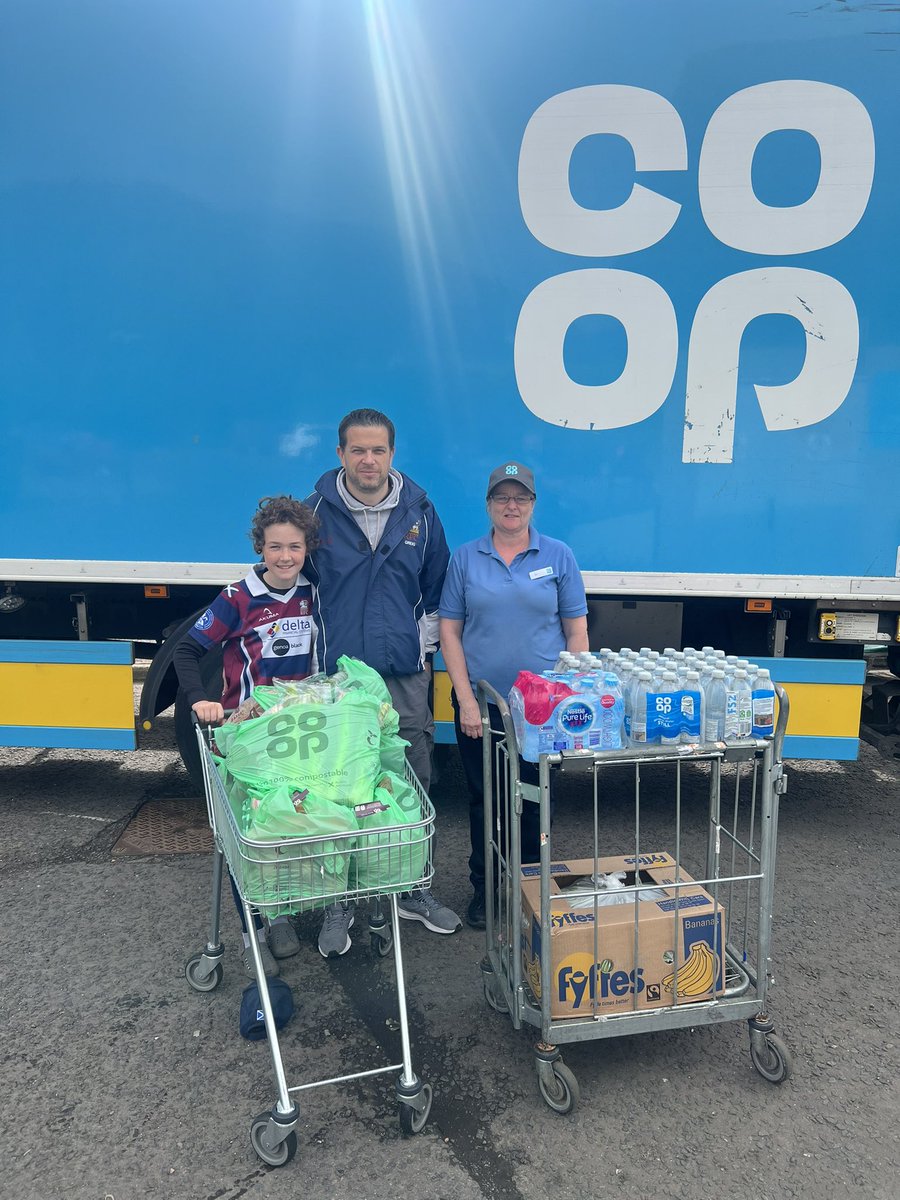 HillfootsYouth's tweet photo. @HillfootsRFC Thanks to @coopuk for your sponsorship of the food for the players attending our summer camp and our Gazebo. We couldn’t do it without you guys. https://t.co/4i82kA1vEY