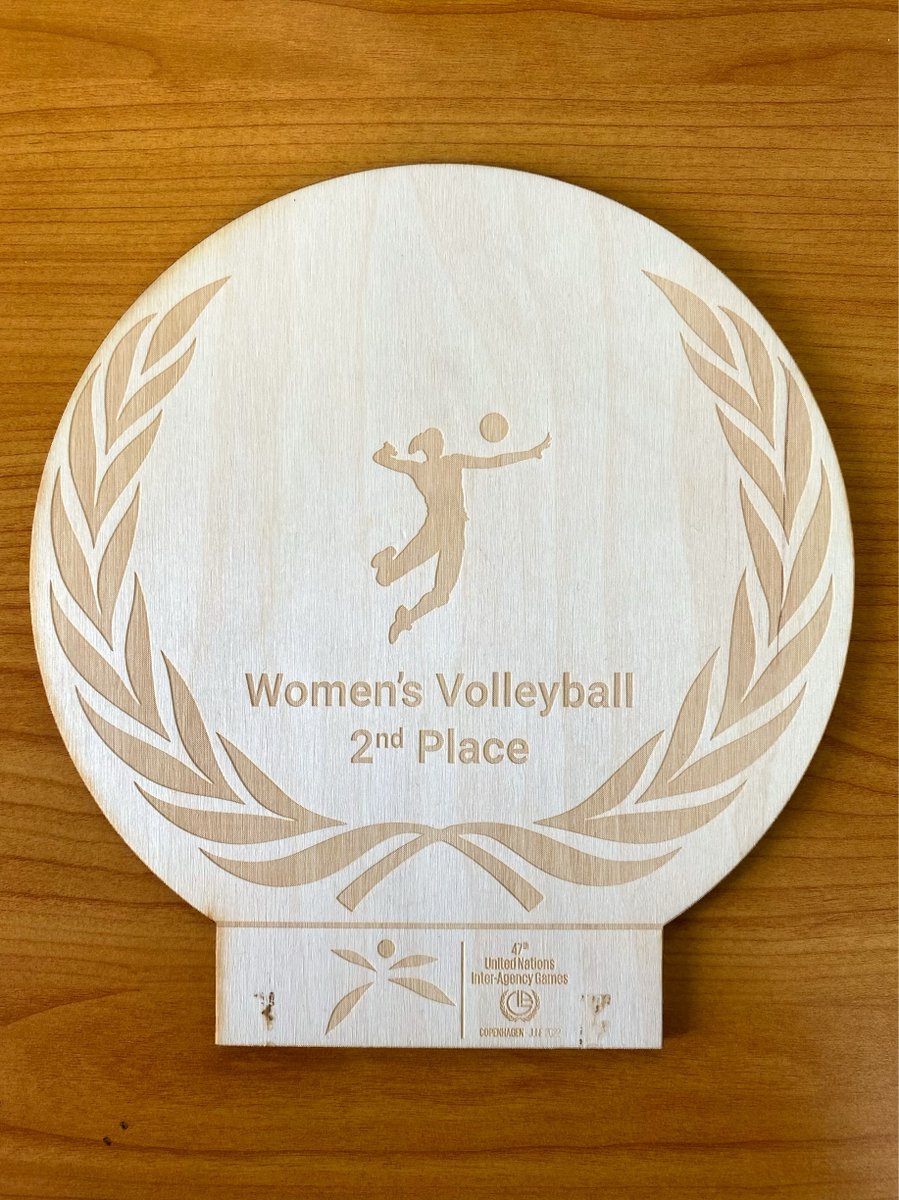 NigeriaCOSA's tweet photo. @NigeriaCOSA is thrilled that our dynamic amazons - Chinwe Njoku, @AmshiMargaret, and Mairama Dikwa - participated in the Women's Volleyball at the 47th UN Inter-Agency Games and came second place.

@UN_IAG @StaffUnicef @UNICEF @UNICEF_Nigeria https://t.co/zAAYfIr0Wz