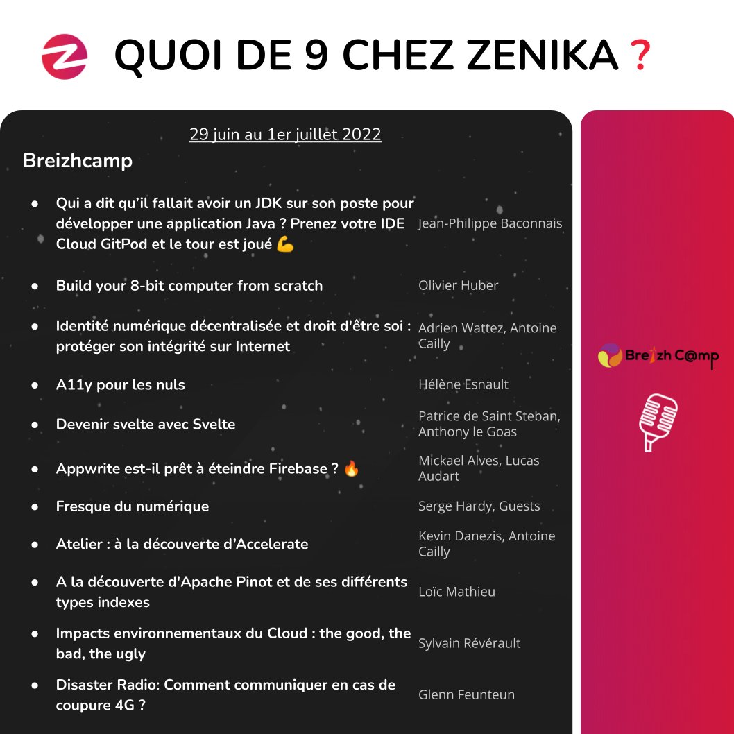Zenika tweet media