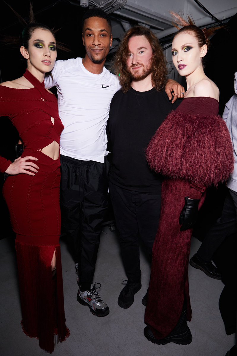 MarkFastStudio's tweet photo. Backstage π€πβπ@MarkFastKnit #backstage #FashionWeek #bts #stylist #gothgirls #y2k #markfast #ootd #fashionnews #knitwear #demicouture #fastlane https://t.co/UVbxzlGc8Y