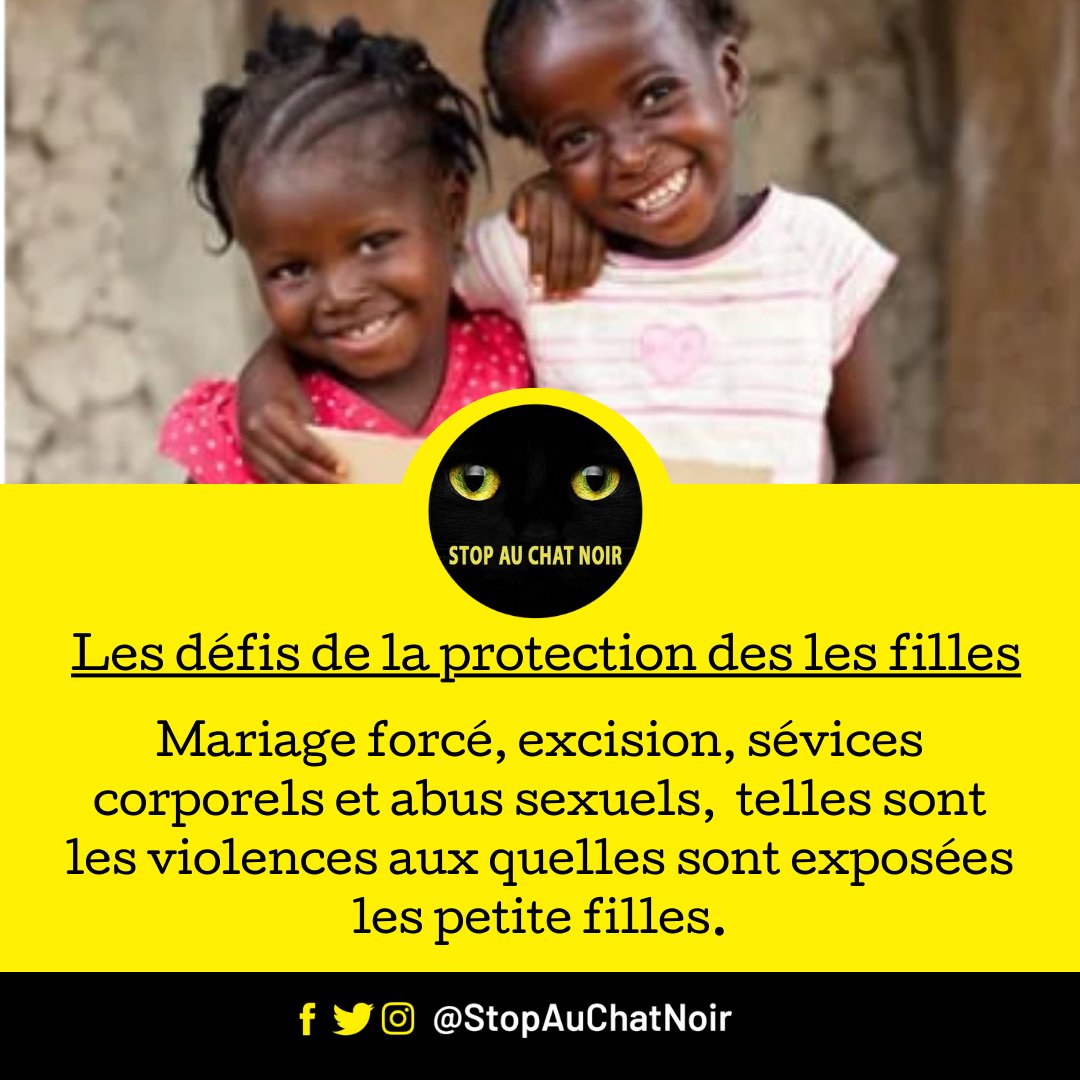 Les petites filles sont particulièrement vulnérables dans le monde dans lequel nous vivons.
Il est urgent d'en avoir conscience et de les protéger ! 

#StopALaViolenceEnversLesFilles