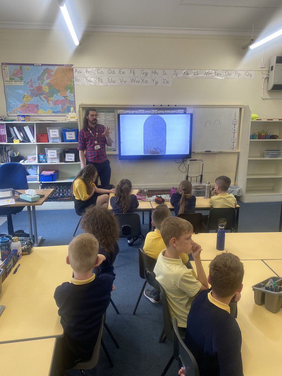 Ancient Egyptian workshops today in Year three