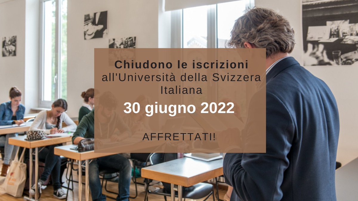 usi_bllci's tweet photo. ❗️Chiudono il 30 giugno le #iscrizioni ai programmi di #bachelor e #master @usi_mllci in Lingua, letteratura e civiltà italiana dell'@USI_university❗️

👉informazioni e iscrizioni al link https://t.co/oCb4KKHfEh

#usi #isi #usibllci #usimllci #iscrizione #università #joinus https://t.co/q8mRouyq8s