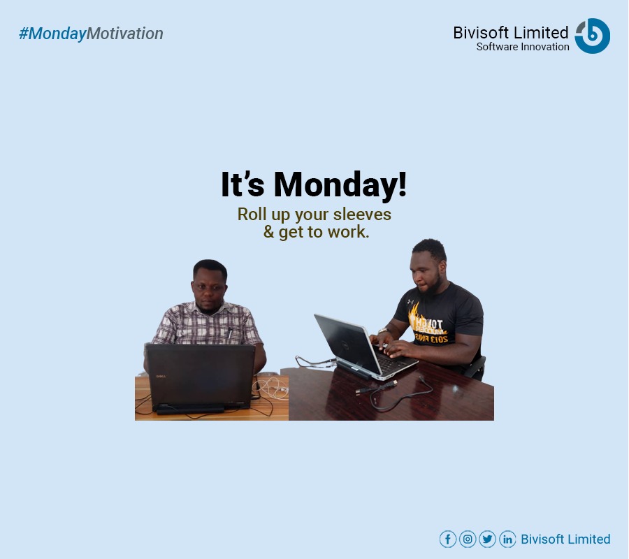 bivisoft's tweet photo. Start your day with positive energy! Have a great week! #bivisoft #innovation #mondaymotivation https://t.co/9IcppoQXGg