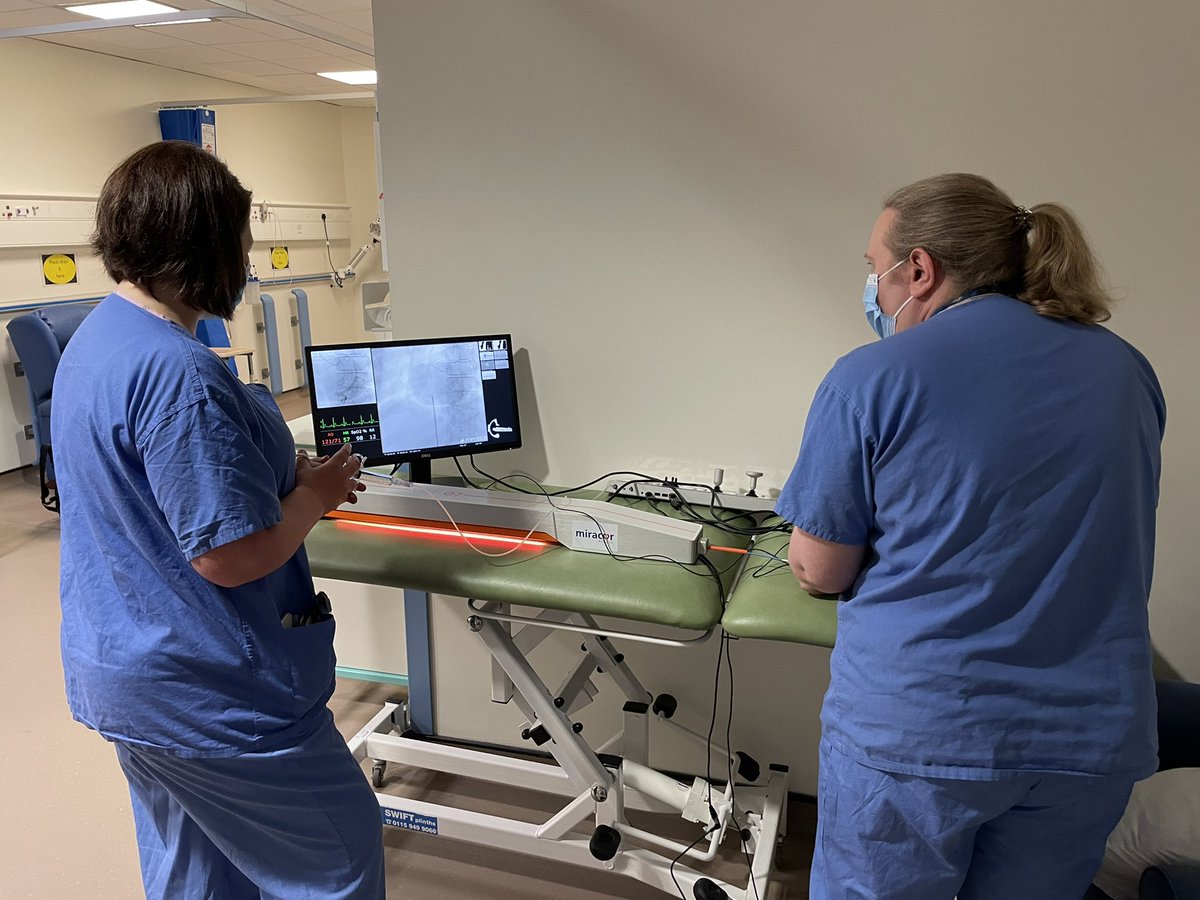 champion_slayer's tweet photo. Great interaction from the @RIECathLab team on the Mentice Coronary Sinus simulator. Some budding interventionalists based on those who have attended so far #PiCSO #InfarctSize https://t.co/7Ox96tQRyA