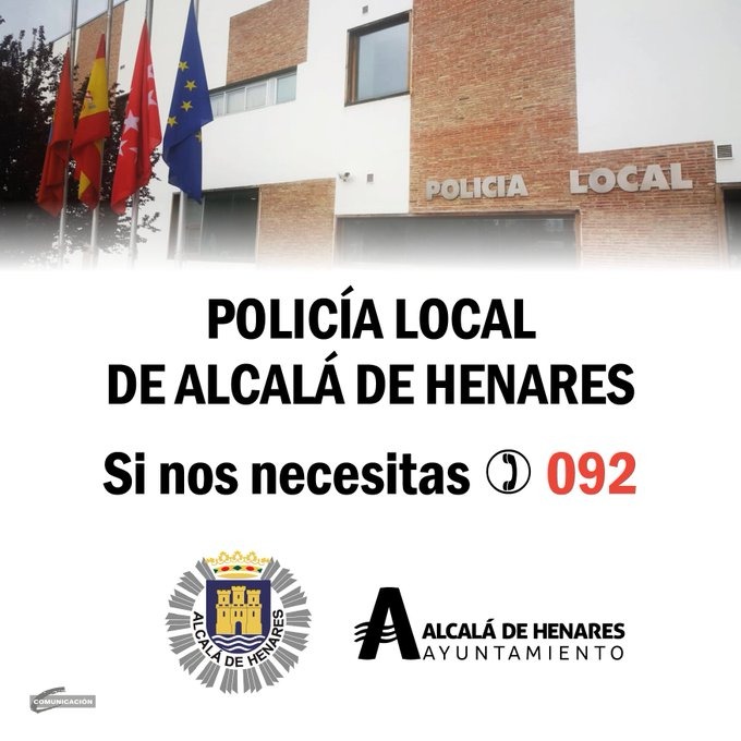 🚔 Desde @PoliciaAlcalaH recordamos que este no es un canal de respuestas inmediatas ☎️ Si nos necesitas, puedes llamar al teléfono #092