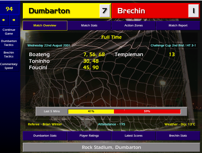 TysondoesCM's tweet photo. Stealing @champmegasave idea of a save and this screenshot makes me incredibly happy.  Foucini having a field day in Scotland (@CmMourinho will be pleased).

Really good idea for a save! https://t.co/djf3sGj0oc