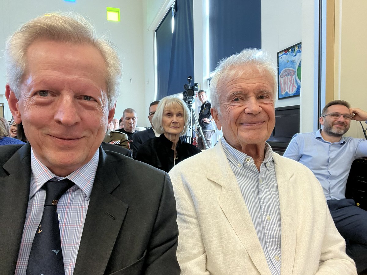 RichardGrahamUK's tweet photo. Heartwarming reunions by families of Polish &amp; British airmen WW2 as Polish Academy #Gloucester renamed after Wing Cdr Piotr Laguna RAF by his son. Campaign to rebuild Laguna Spitfire continues &amp; strong 
🇬🇧 🇵🇱 partnership must endure - bilateral, multilateral, NATO &amp; helping 🇺🇦 https://t.co/EJPiDUD4M7