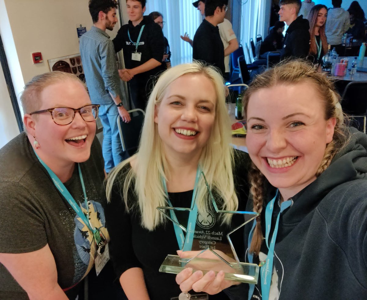 It was an incredible challenge, but the best thing that I've ever been involved in. My incredible team mates (<a href="/Mrsrachmitchey/">Rachael Mitchell (she/her)</a> <a href="/JamieLBurton/">Jamie Burton</a> &amp; @ouphysicsox) are now friends for life, we absolutely smashed it! The icing on the cake was that we won our category, Launch Vehicle 1km