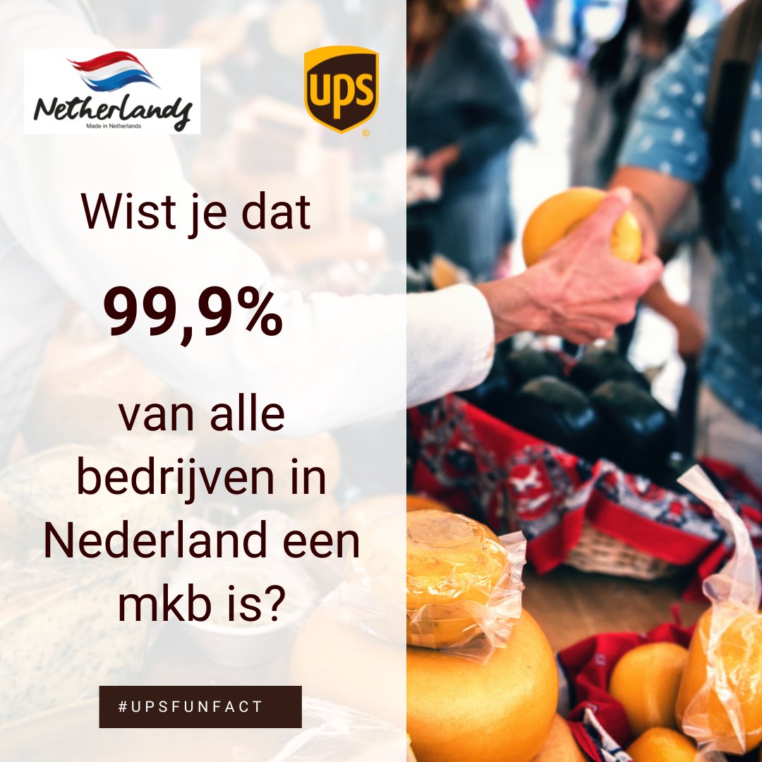 UPS_Netherlands's tweet image. UPS viert de Wereld #MKB dag! ☀️ Ontdek hoe wij de groei en ontwikkeling van jouw mkb kunnen ondersteunen op spr.ly/6018zcJq0

#MicroSmallAndMediumSizedEnterpriseDay #UPS #UPSfunfact