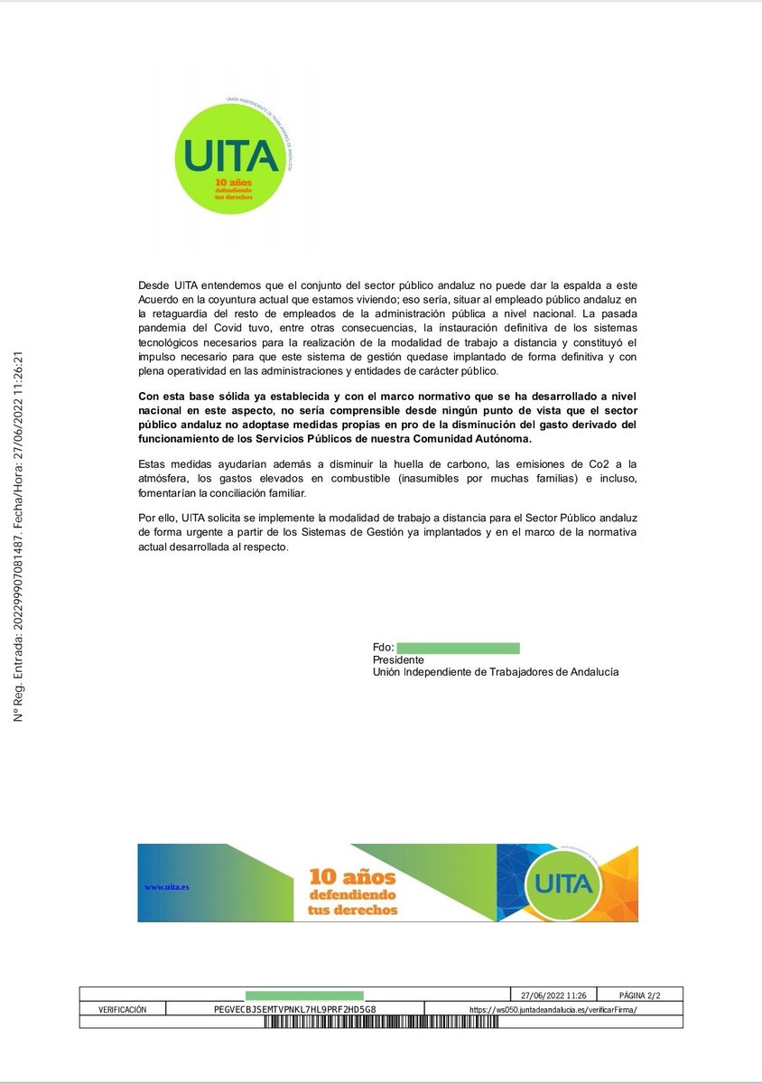 UITA Andalucía tweet media