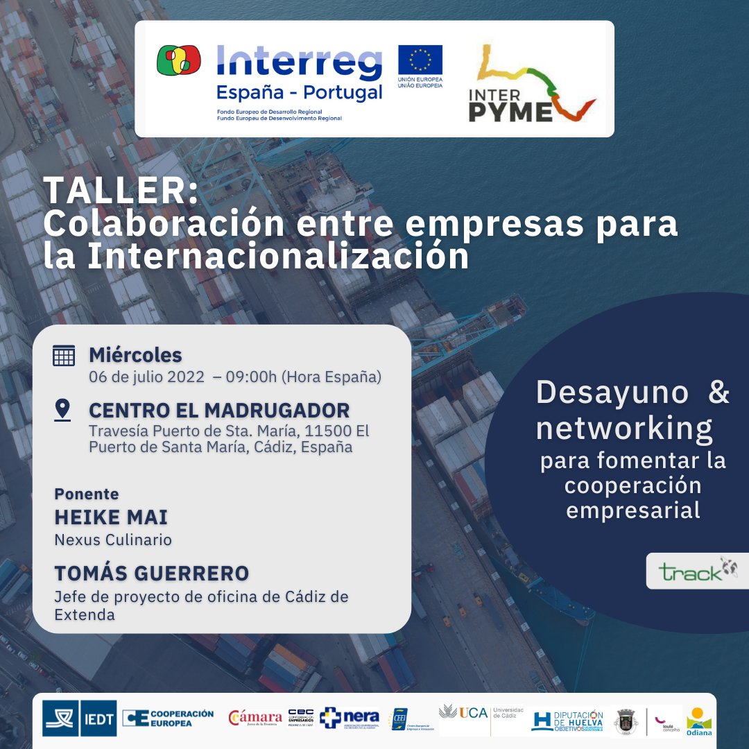 El IEDT, en colaboración con @InterpymeEU , convoca talleres destinados a mejorar la competitividad de las #PYMES a través del desarrollo y aplicación de nuevos modelos empresariales para las mismas. 📝𝐈𝐍𝐒𝐂𝐑𝐈𝐁𝐄𝐓𝐄 𝐄𝐍: lnkd.in/e3By-GEB