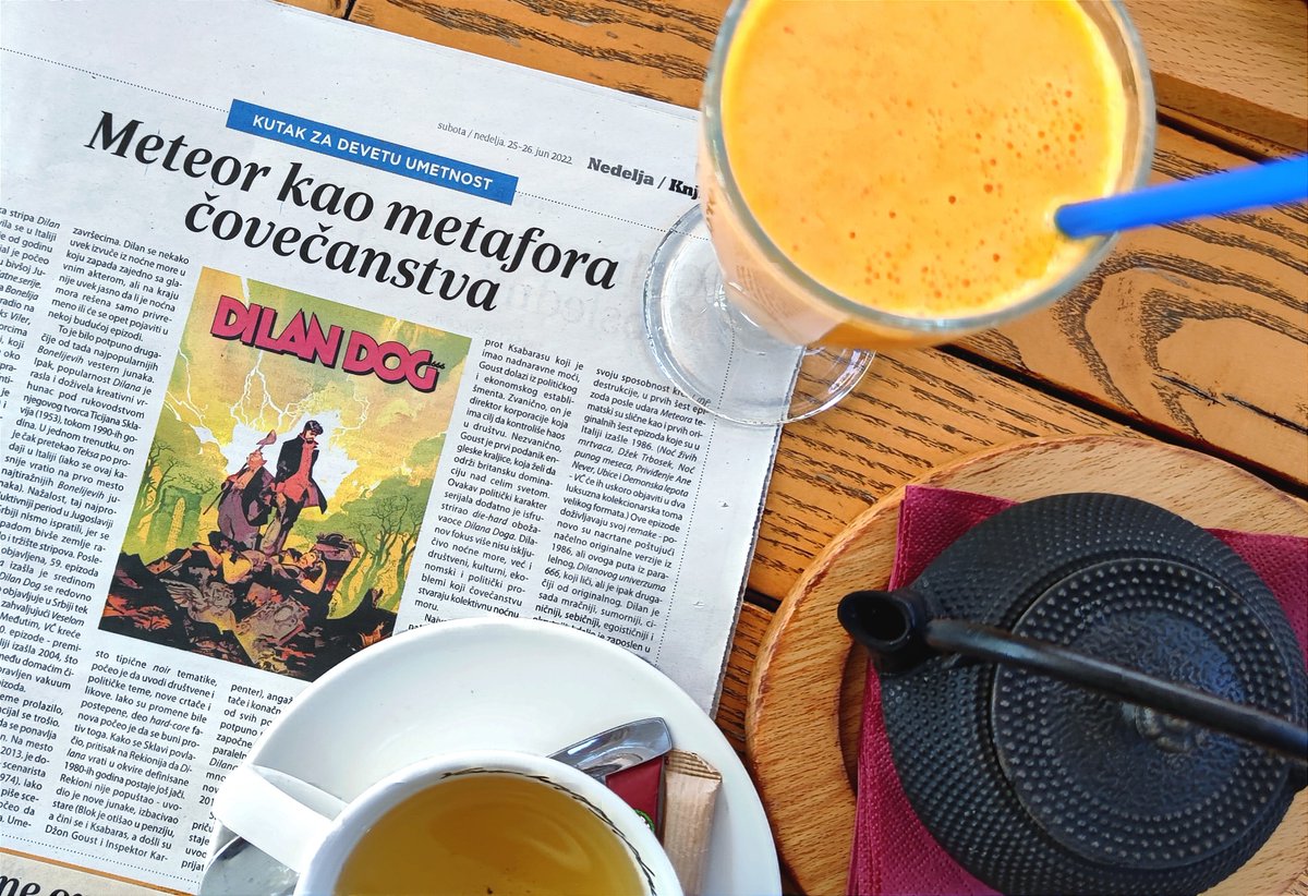 Veseli_cetvrtak's tweet photo. Vikend izdanje @OnlineDanas donelo nam je zanimljiv tekst @d_pavlovic o aktuelnoj situaciji u redovnom serijalu #DilanDog, ali i jednom našem ambiciozno zamišljenom predstojećem kolekcionarskom izdanju...
#DilanDog666 #ciklusMeteor #RobertoRekioni #ĐiđiKavenago #GigiCavenago https://t.co/otts60kOqi