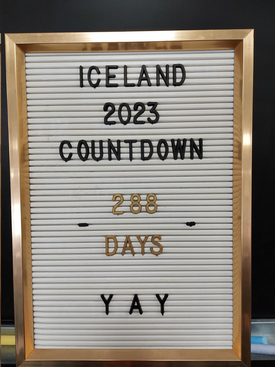 QEHS_Chemistry's tweet photo. #iceland2023 #countdown #cantwait https://t.co/kAKg62pGif