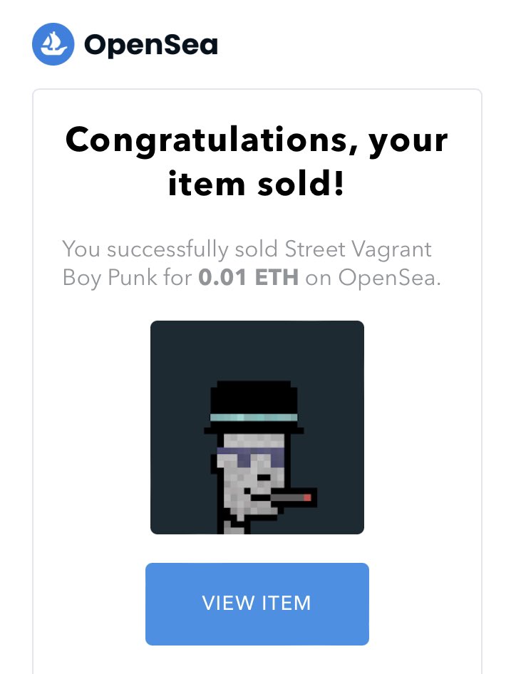 WeessPunks's tweet photo. “Street Vagrant Punk” SOLD!💸

Thanks to the buyer for his purchase and believing our project.✨

#nft #nftcollector #NFTGame #NFTs #NFTCommunity #NFTGiveaway #NFTTONE #nftcollectors #NFTdrop #NFTartist #NFTartists #NFTCommmunity #NFTcollection #OpenSeaNFT #NFTcollectibles https://t.co/q2wuqLLz2C