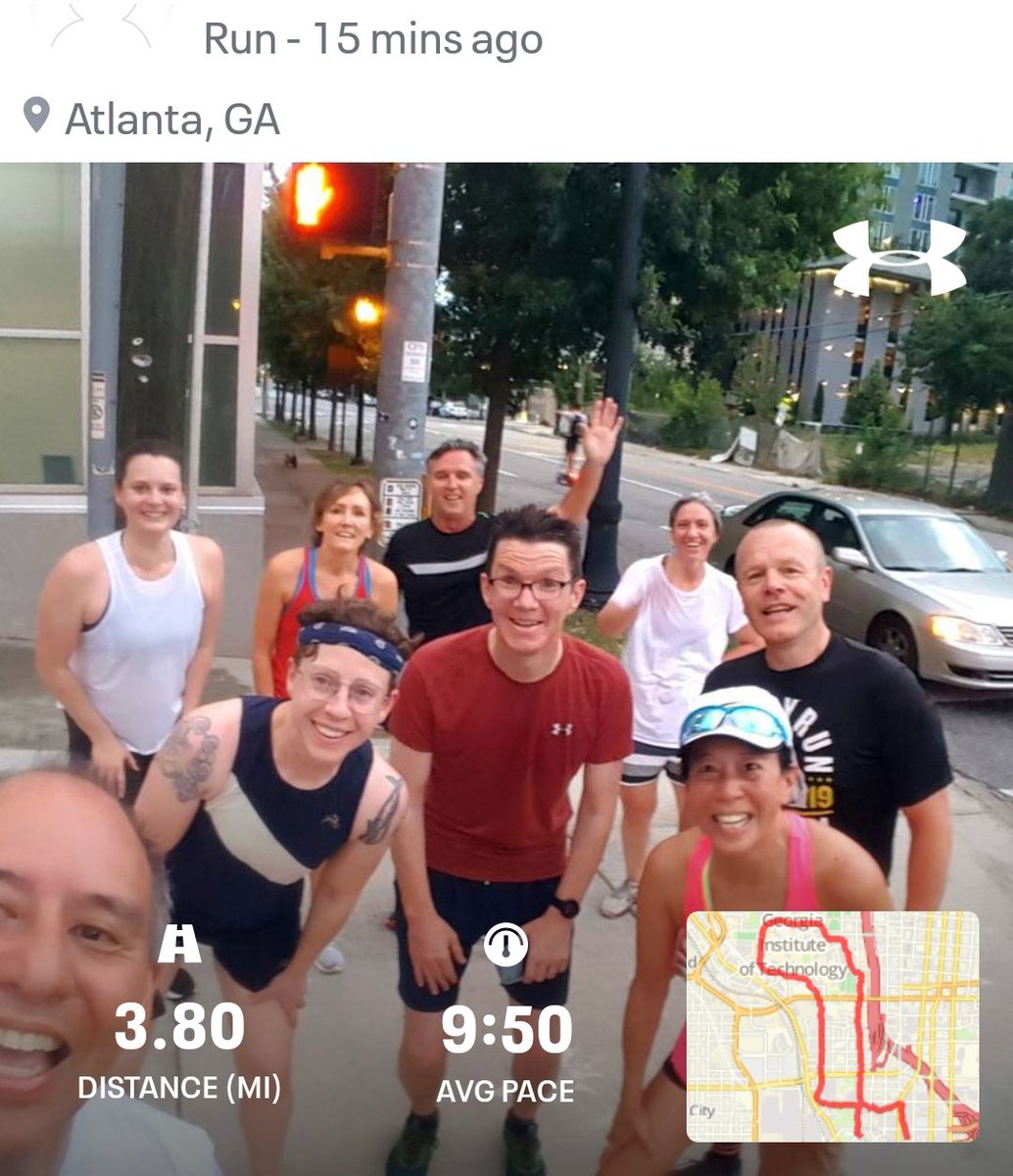 Starting out <a href="/Neurotrauma/">NeurotraumaSociety</a> #NNS2022 on the right feet!!! Running around downtown <a href="/Atlanta/">Atlanta</a> with a motley crew! <a href="/WillStewNeuro/">Dr Willie Stewart</a> <a href="/drtinamaster/">Dr. Christina Lin Master</a> <a href="/davidjloane/">David Loane</a> <a href="/drbartnikolson/">Brenda Bartnik Olson</a> <a href="/HollyEHinson/">H.E. Hinson, MD MCR FAAN FNCS</a> <a href="/brianapmeyer26/">Briana Meyer</a> <a href="/NNSFunRun/">NNS Fun Run</a> <a href="/UCLABrainSPORT/">UCLA Steve Tisch BrainSPORT Program</a> <a href="/J_Neurotrauma/">Journal of Neurotrauma</a> <a href="/BIRC_at_UCLA/">BIRC@UCLA</a> <a href="/runnersworld/">Runner's World</a>