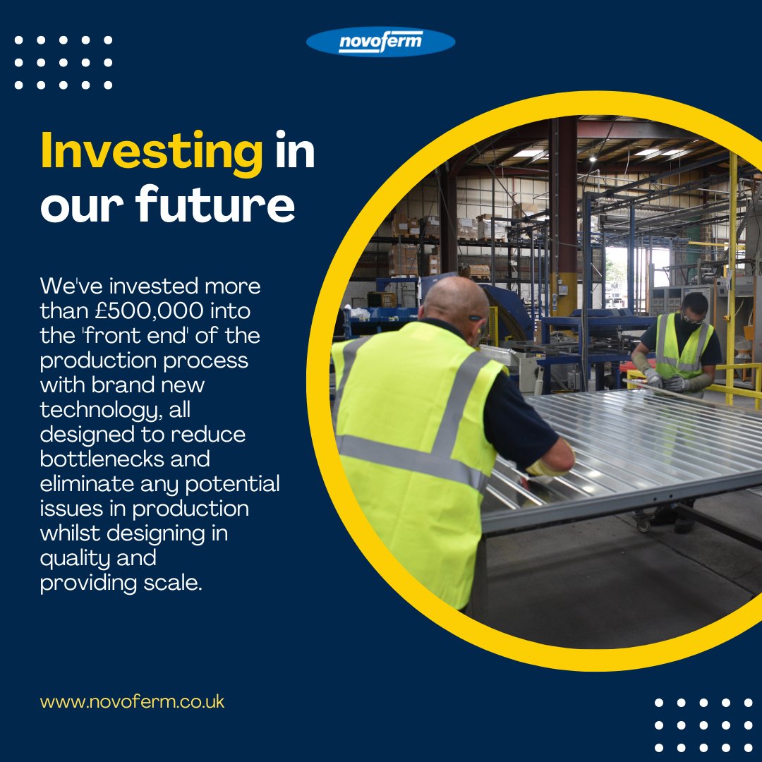 All our investments are focused on our vision of becoming the supplier and employer of choice.

We're constantly looking for ways to improve, and investing is just one of the ways we're growing📈

novoferm.co.uk
​
#Novoferm #AboutUs #Investment #Vision #Business