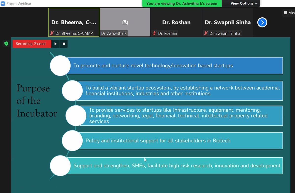 CCAMP_India's tweet photo. How do you build a vibrant startup ecosystem?

Selected incubator managers undergo Incubator Manager Immersion Program conducted by CCAMP @BIRAC_2012 #BREC

Experts discuss incubator goals, organizational structures, operations &amp; facilities, funding &amp; more

@Taslimarif https://t.co/fjg3Ww9zCy