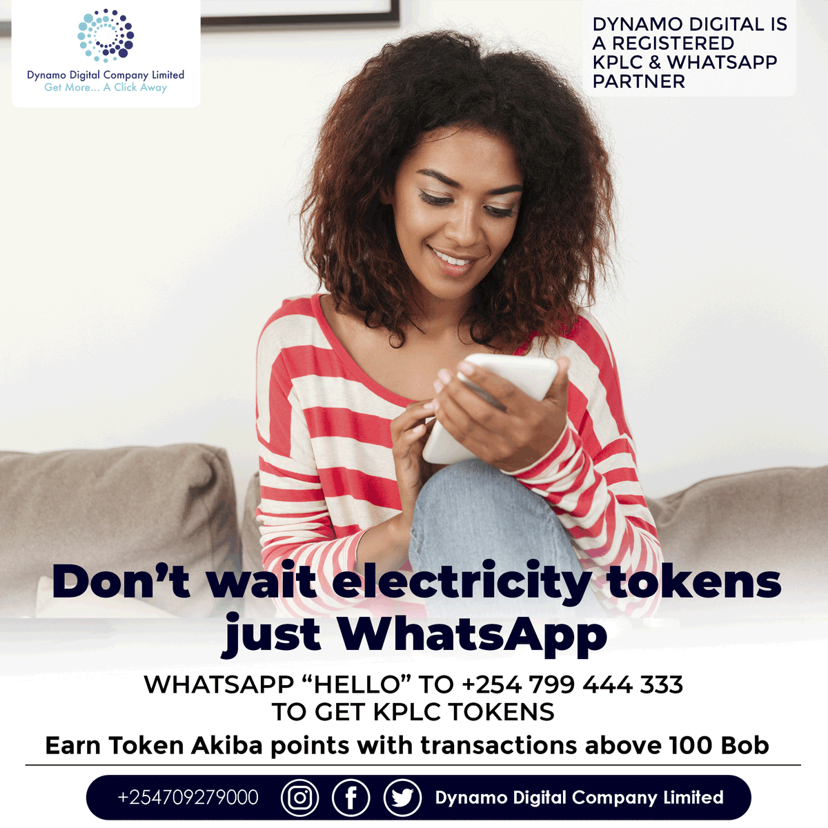 Simplify how you buy KPLC tokens! Click
wa.me/254799444333 to buy tokens!