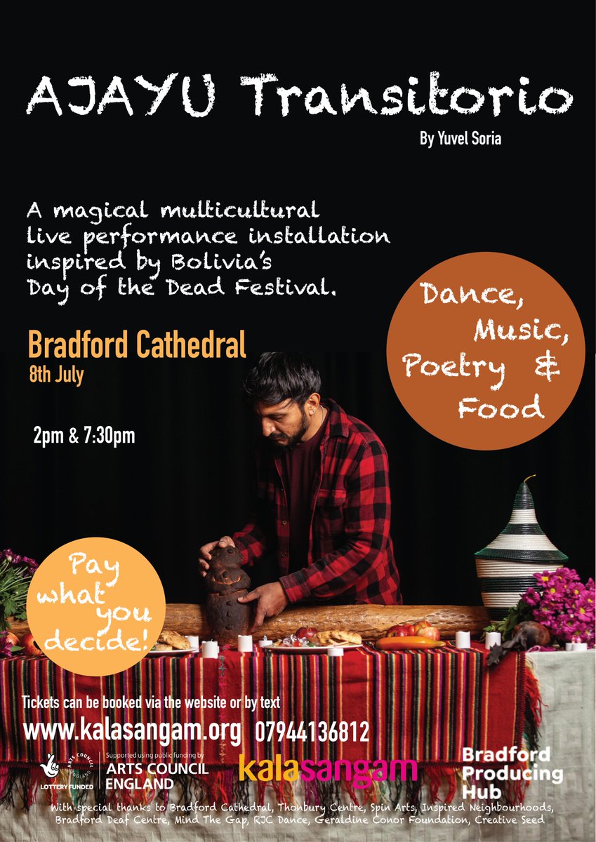 We're delighted to see a new #MakeWork commission coming to @Kala_Sangam next month - combining contemporary multi-cultural dance styles with atmospheric percussive world music and poetry.

Tickets are Pay What You Decide, get yours 👇

bit.ly/3QT8ZBC
