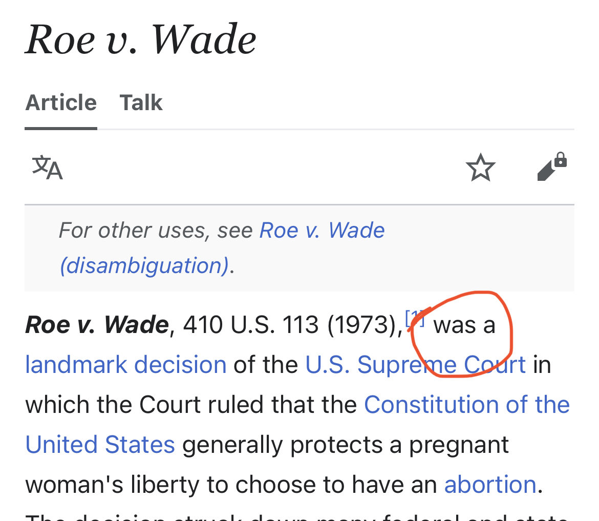Was Roe Reversed Today ? (@roetoday) on Twitter photo 