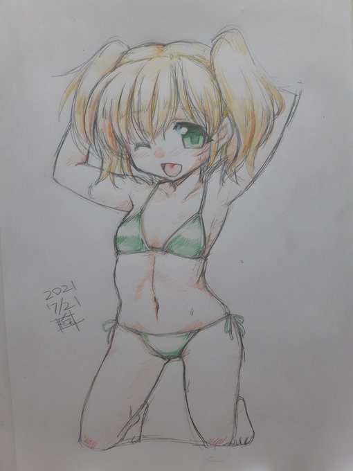 暑いので水着の絵を再掲するぞー
#水着
#悠久幻想曲
マリア/ローラ/クレア/トリーシャ 