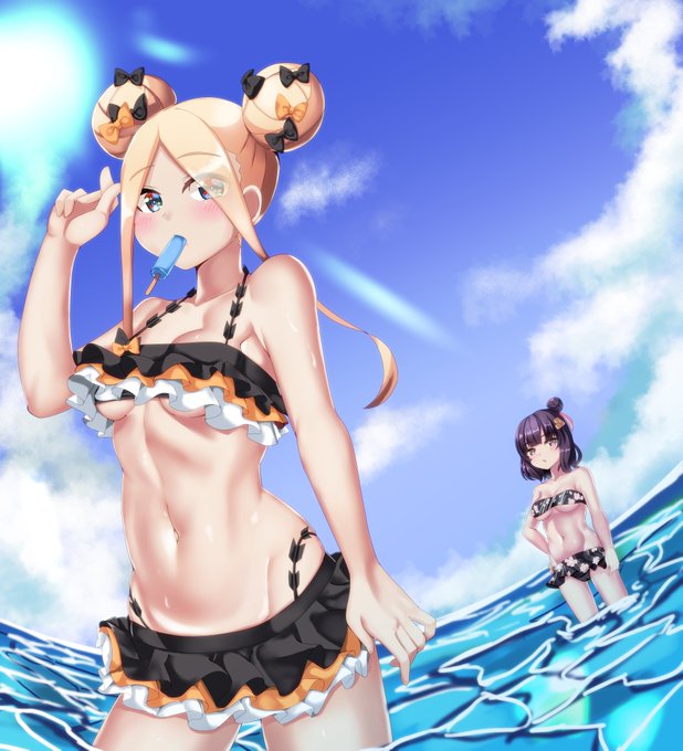 過去絵水着あびちゃ 