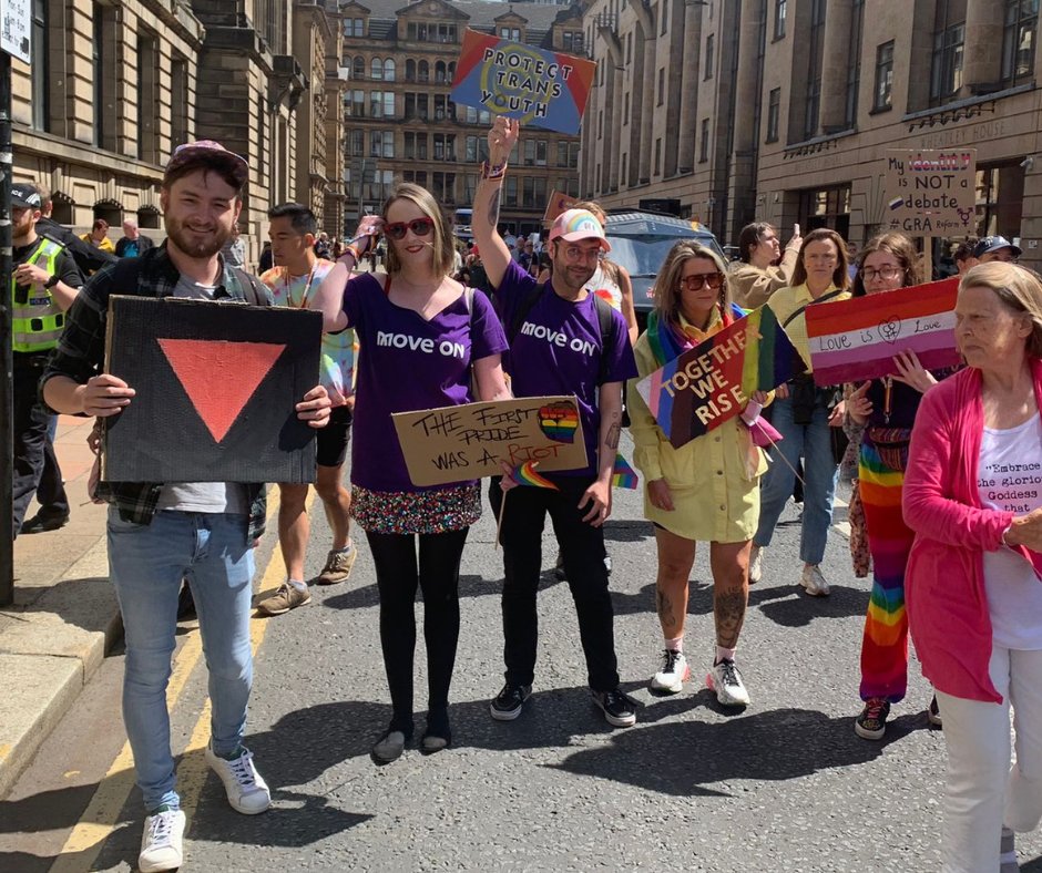 moveonscotland's tweet image. Move On are proud to support the LGBTQIA+ community, at #GlasgowPride, and every other day. #LetsGetBackTogether in 2023; we'll see you there! 🏳️‍🌈

#QueerPeopleMakeGlasgow #Pride2022 #PrideMonth2022
