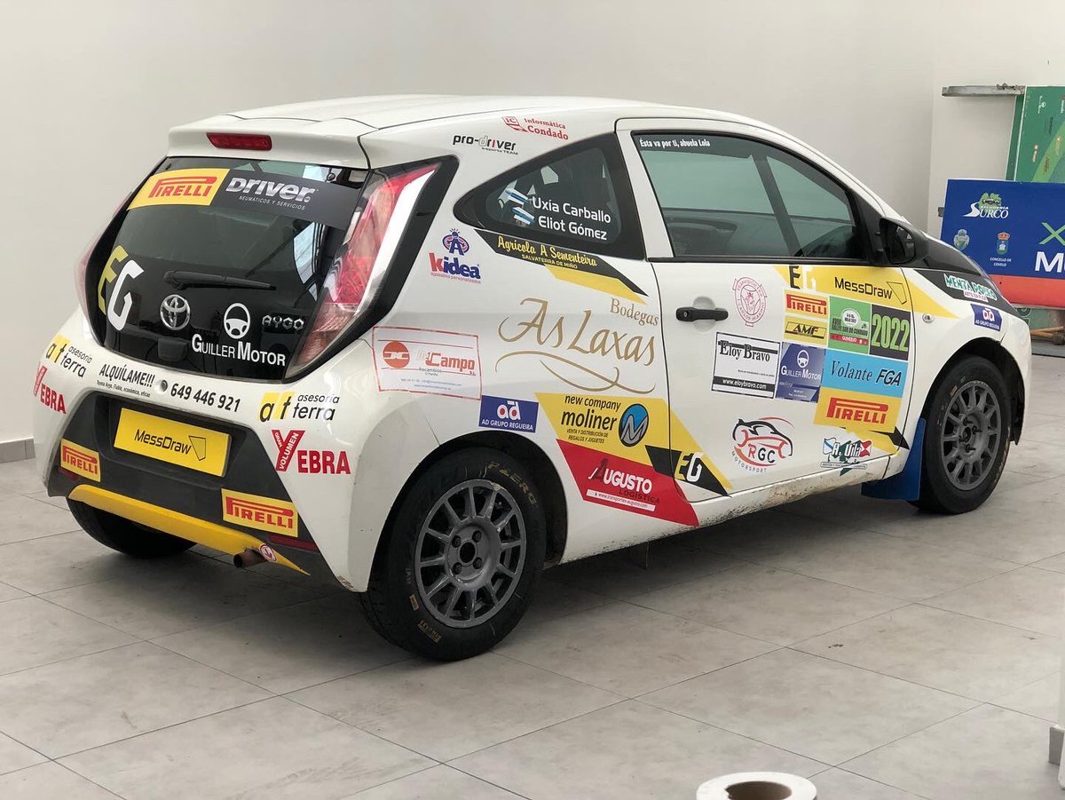 mess_draw's tweet photo. Tocaba vestir el coche del Debut!
El debut de Eliot como piloto y otra vez con Uxia a la derecha. Mucho ánimo jóvenes!💪🏼😁
#MessDraw #diseño #design #vinilo #vinyl #rotulación #publicidad #Mactac #Arlon #Ritrama #racing #rally #livery #carwrap https://t.co/uEgiDNhzCo