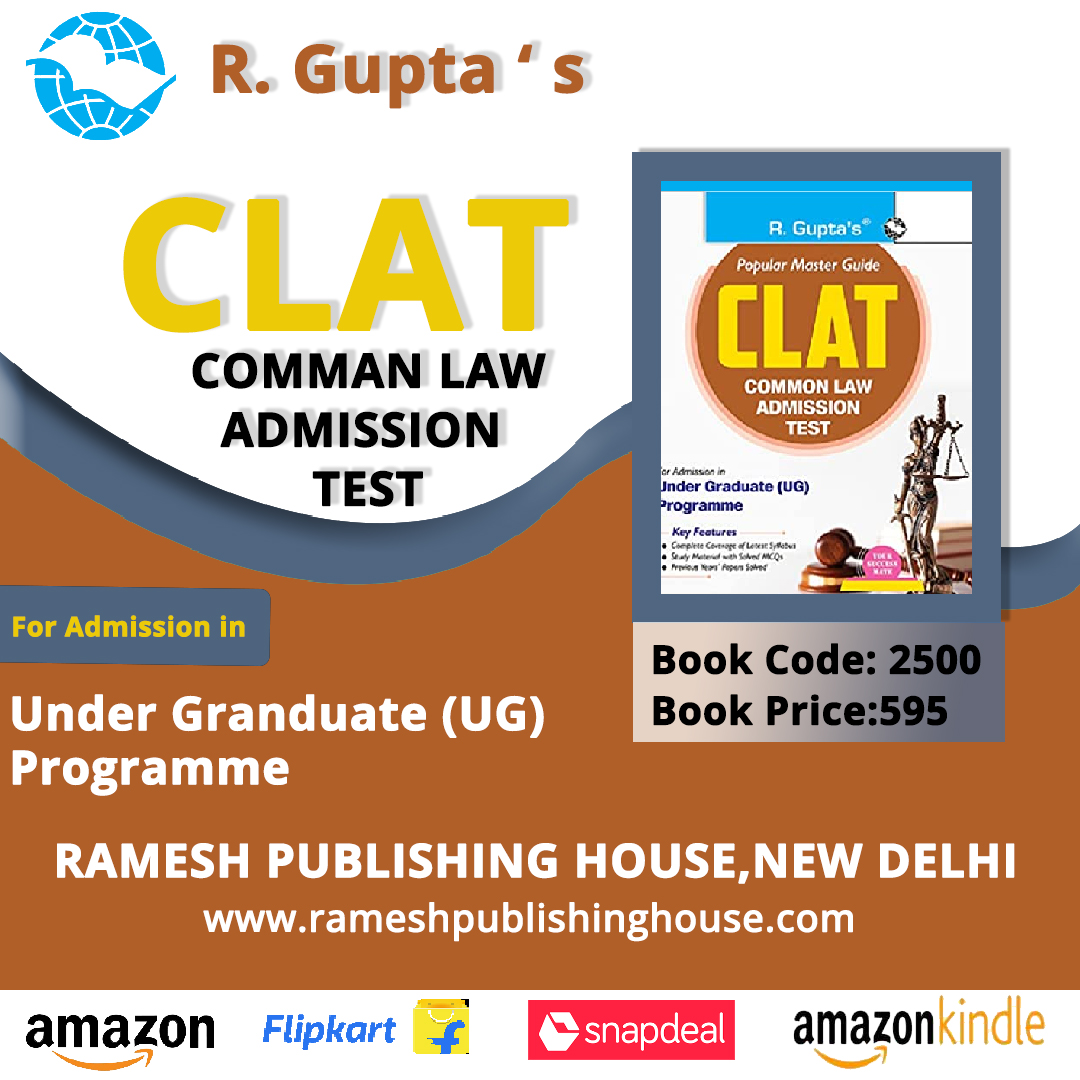 ramesh_publish's tweet image. CLAT : Common Law Admission Test Guide (For Under Graduate Programme)

Buy From Here At Lowest Price
Amazon- amazon.in/dp/9354772099
Flipkart-flipkart.com/search?q=97893…
Visit-rameshpublishinghouse.com
Call: +91-011-23261567, 23275124, 23275224
#CLAT #CommonLawAdmission #TestGuide #UG