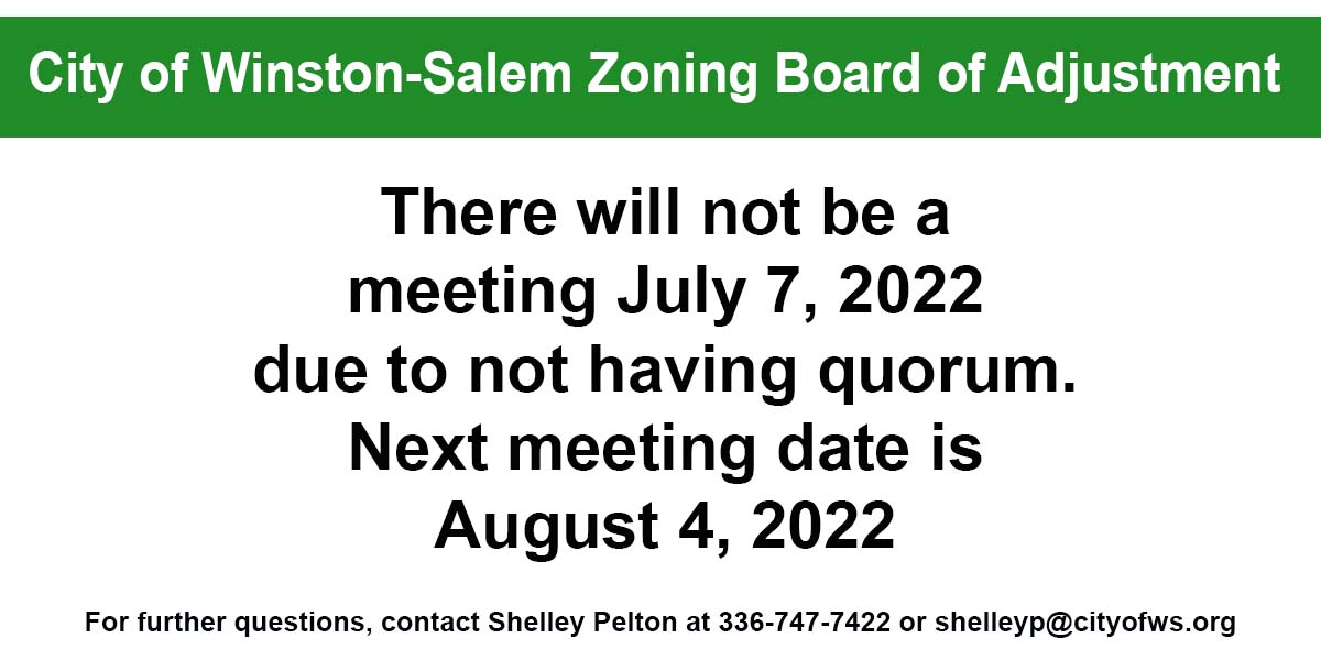 City of WinstonSalem, NC on Twitter "There will not be a Winston