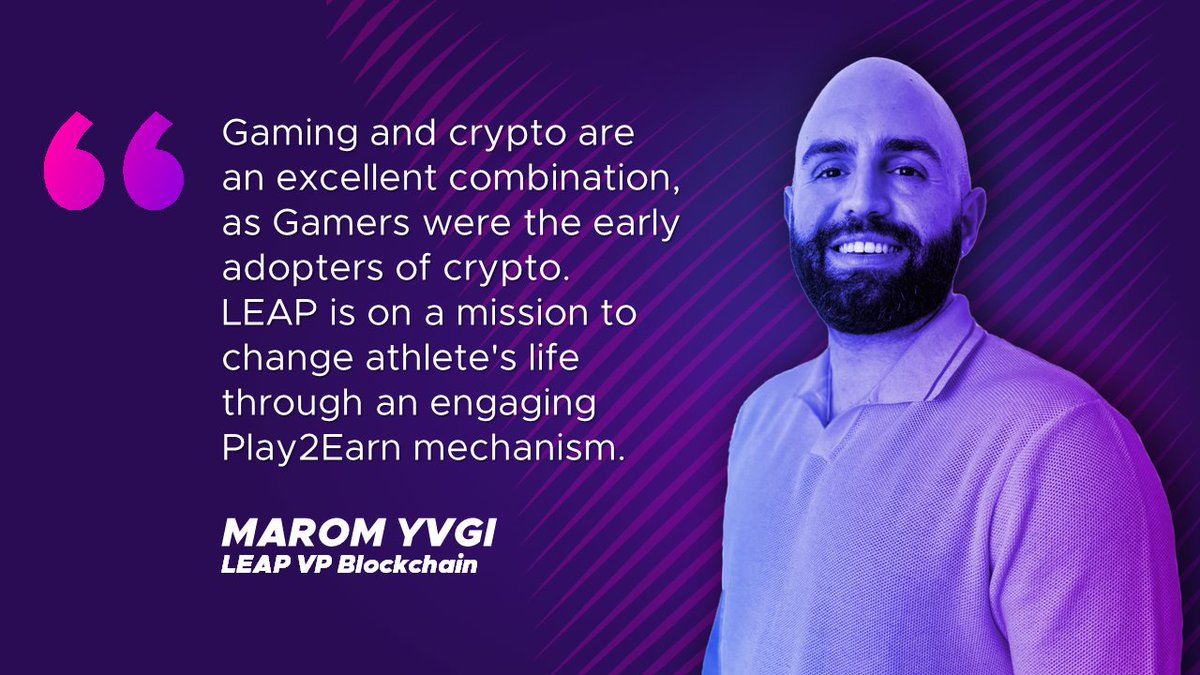 Play_Leap's tweet photo. #LEAPTeam keeps growing! ๐
Meet our VP Blockchain Marom Yvgi @Bitomish, the recognized bizdev in the #cryptoindustry, founder of a video discovery platform Middle Block. He'll be responsible for the successful engagement of #LEAP in the crypto market
#playleap #p2e #blockchain https://t.co/twN2DPc1JS