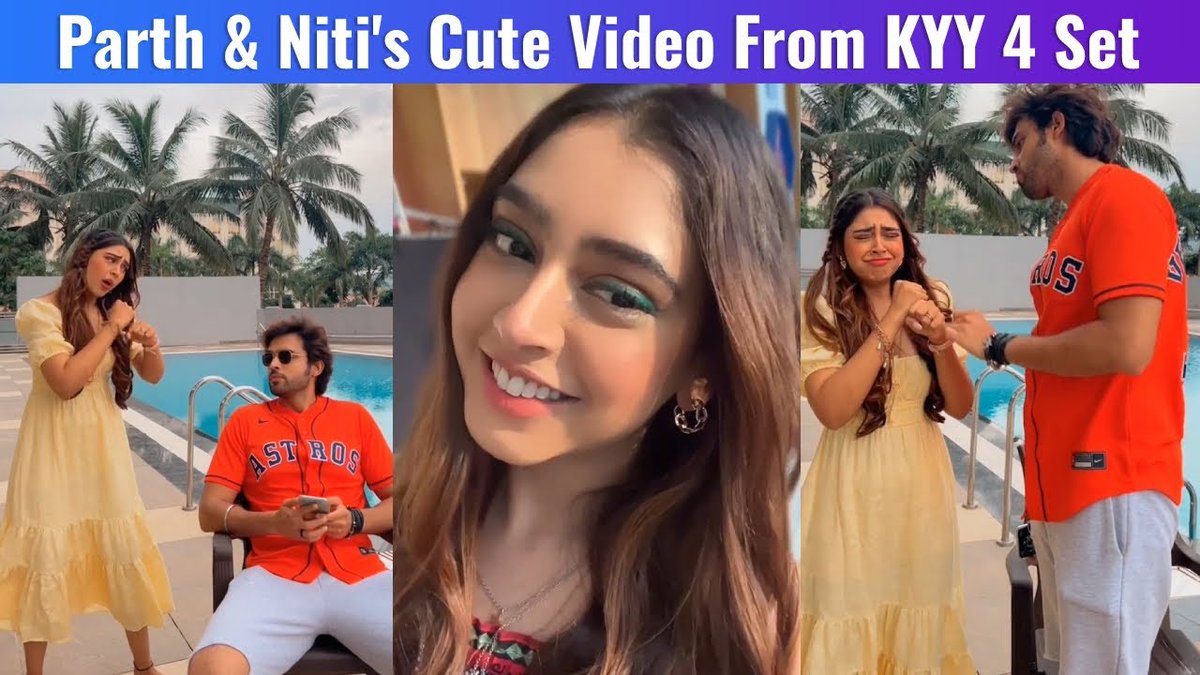 FilmyGupshups's tweet photo. Parth Samthaan and Niti Taylor's Cute Video From Kaisi Yeh Yaariaan Season 4 Set
@LaghateParth @niti_taylor 

Video 🔗 https://t.co/RwJ4FqhESz

#ParthSamthaan #NitiTaylor #MaNan #KYYS4OnVoot #KaisiYehYaariaan4 #KYY4 #MaNanAreBackWithS4 https://t.co/PGNK6QfwIB