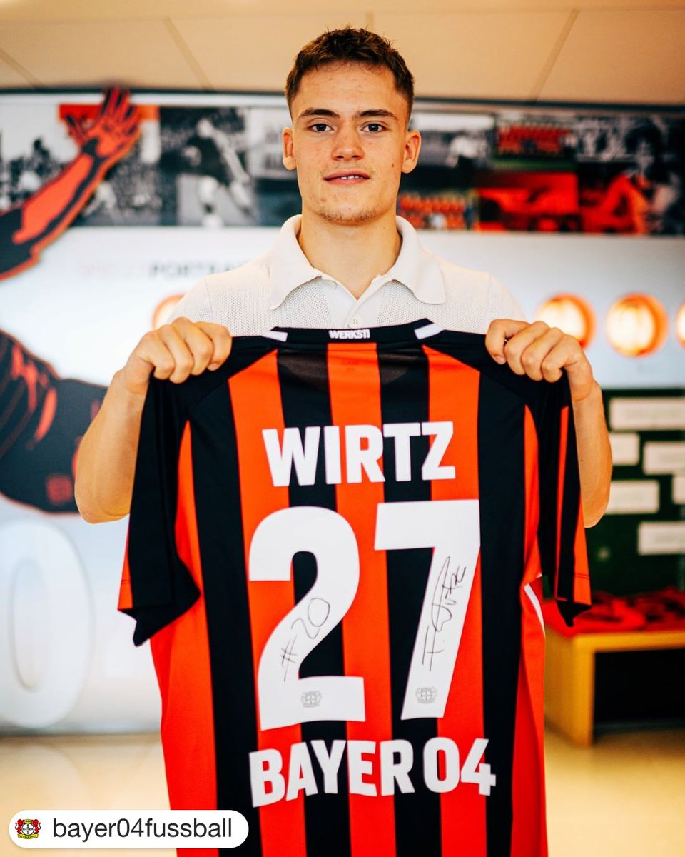 Coming soon to the Champions League...

⚫️🔴 Florian Wirtz 💫

#UCL…
