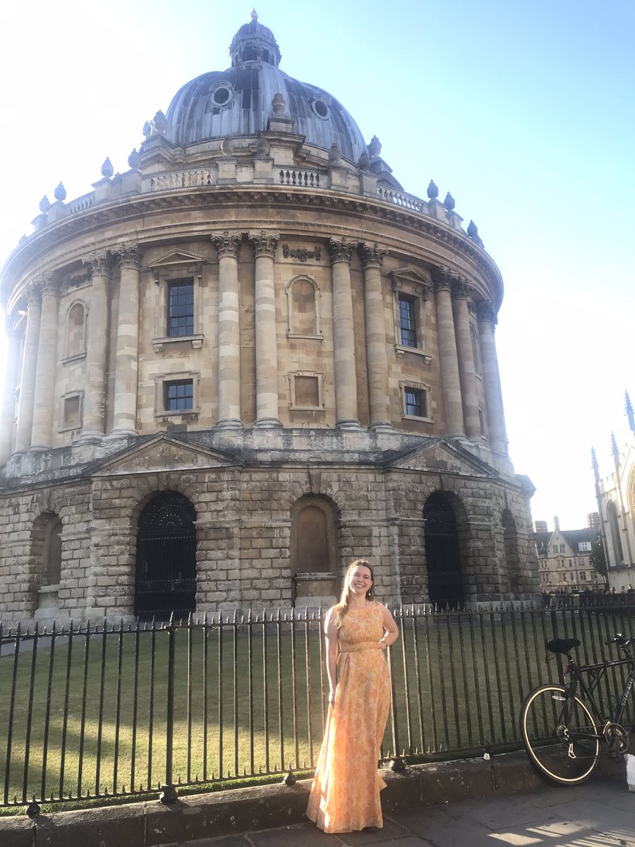 I was so lucky and honoured to be awarded the Rae and Edith Bennett travelling scholarship. Without it I would never have had the means to study at Oxford and pursue my dream!